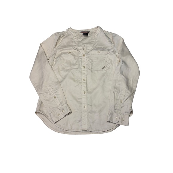 5.11 Tactical Tops - 5.11 Tactical Womens Lyocell Tencel Button Down Shirt Tan XS 62380-3